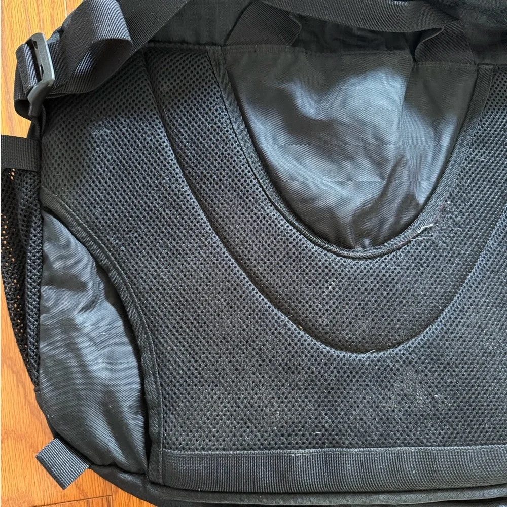 L.L. Bean Black Messenger Bag Tote